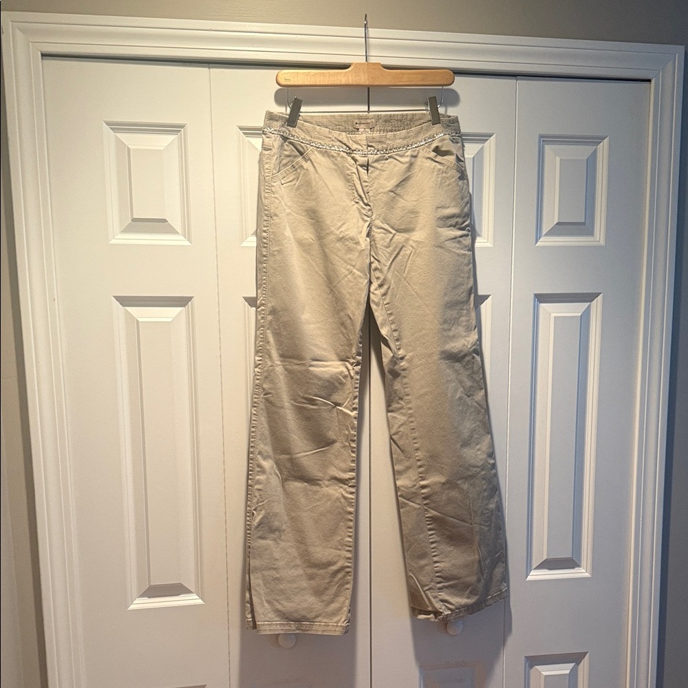 Eleveneses Beige Casual Pants